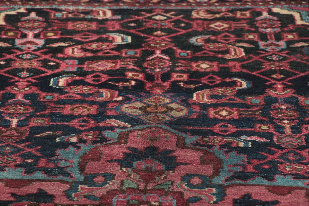 132x195 см, Иран, Восточные, Wool, чёрный — вид 3