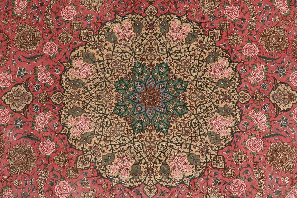 135x208 см, Иран, Шёлк, Silk, коричневый — вид 5