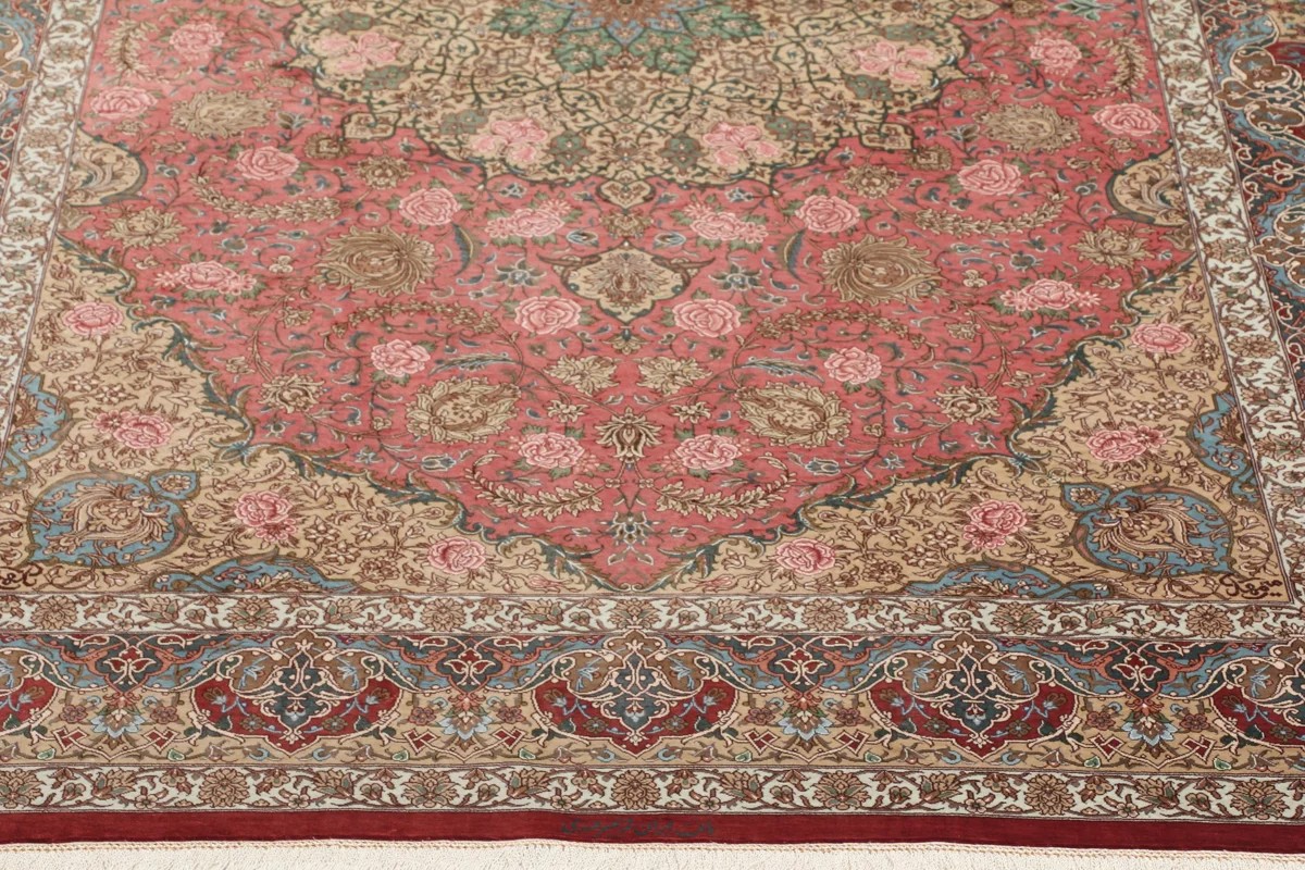 135x208 см, Иран, Шёлк, Silk, коричневый — вид 6