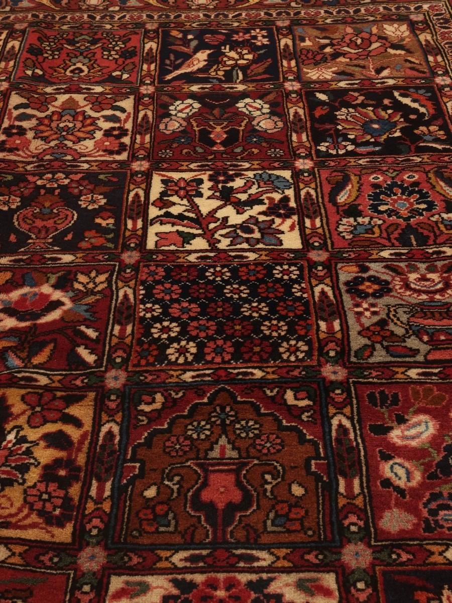128x200 см, Иран, Бахтиари, Wool, чёрный — вид 3