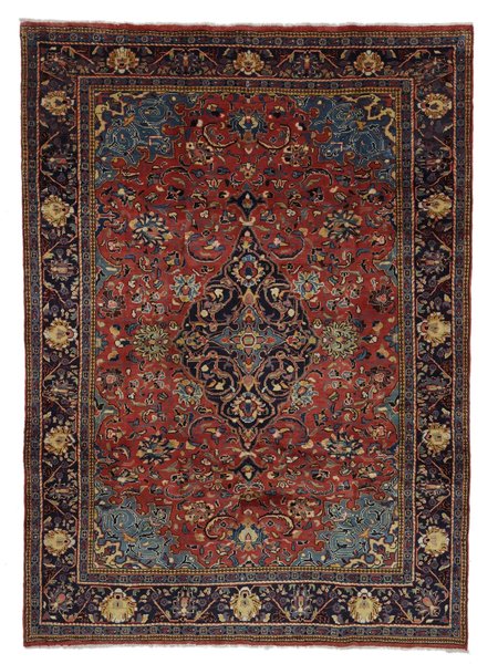 207x292 см, Иран, Восточные, Wool, чёрный