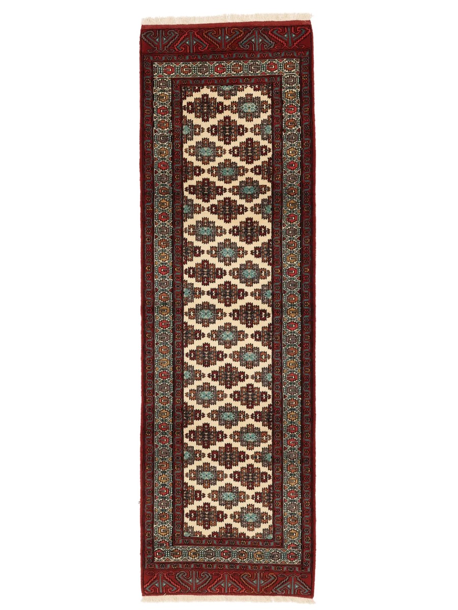 87x278 см, Иран, Восточные, Wool, бежевый
