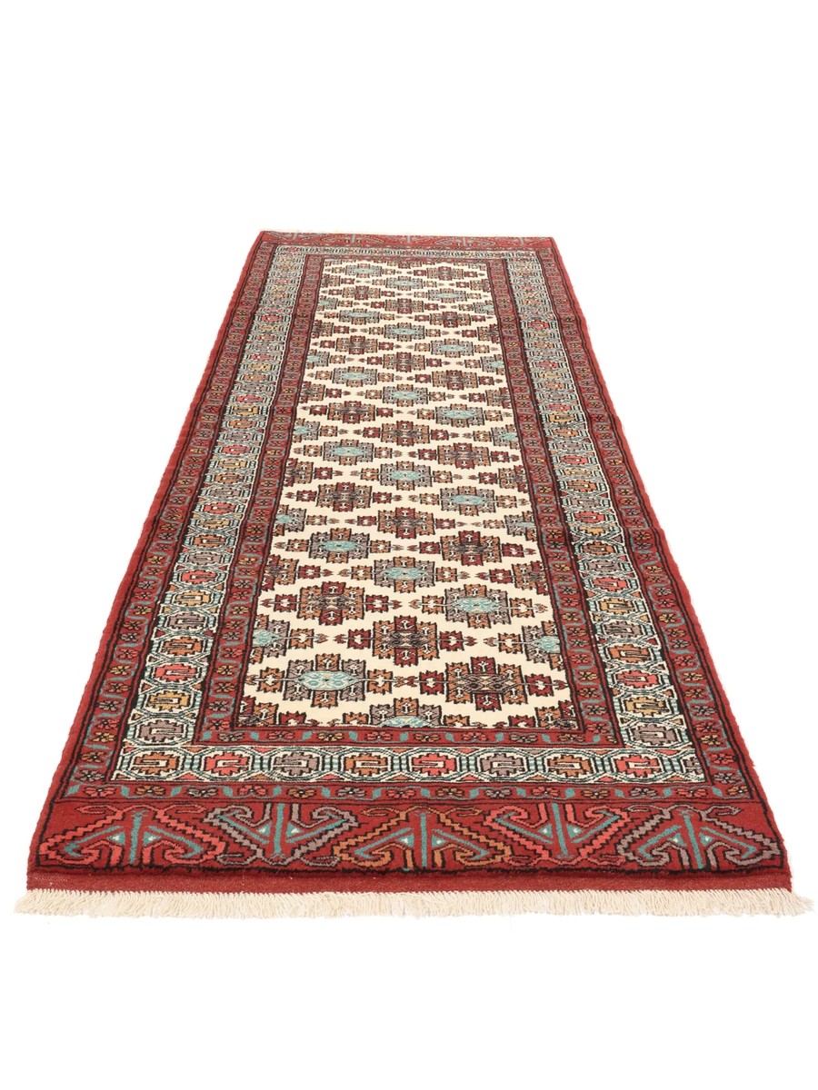 87x278 см, Иран, Восточные, Wool, бежевый — вид 2