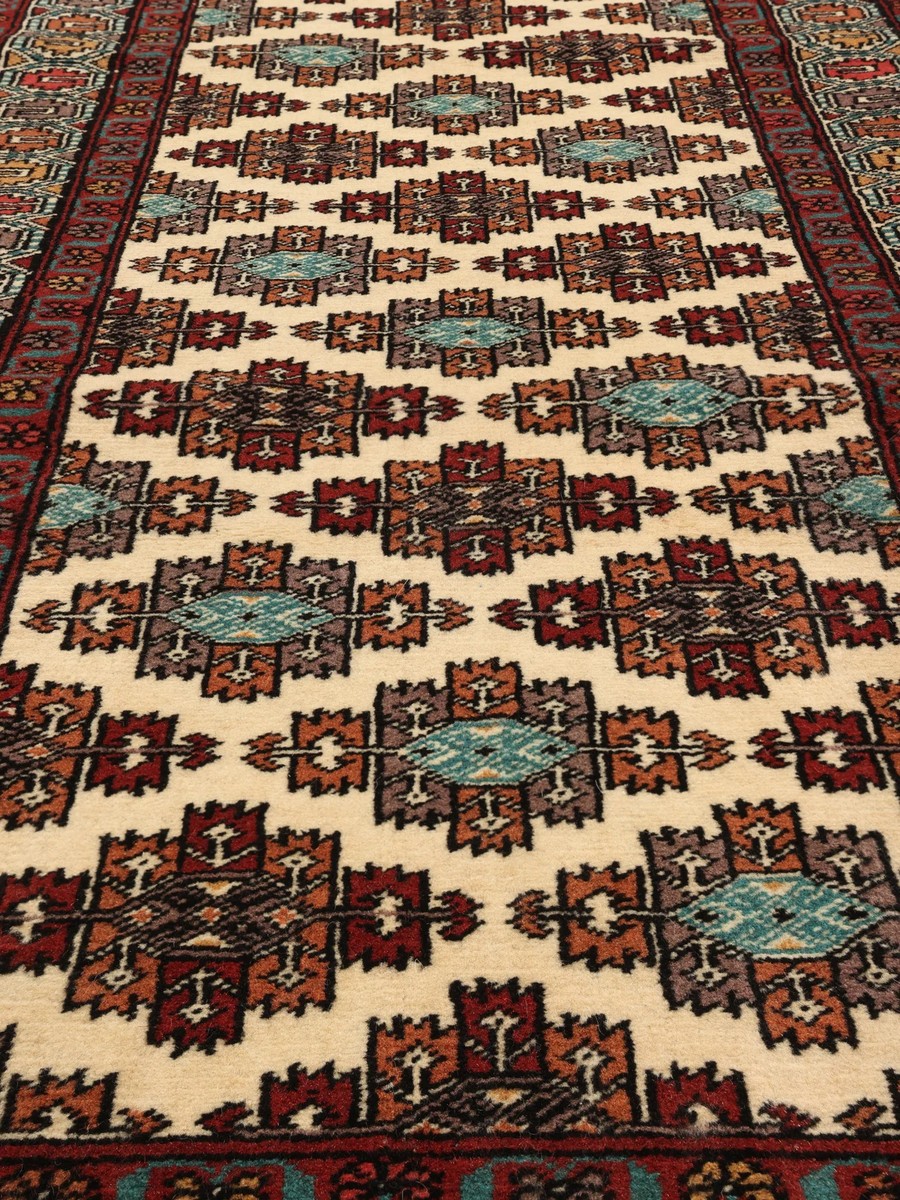 87x278 см, Иран, Восточные, Wool, бежевый — вид 4