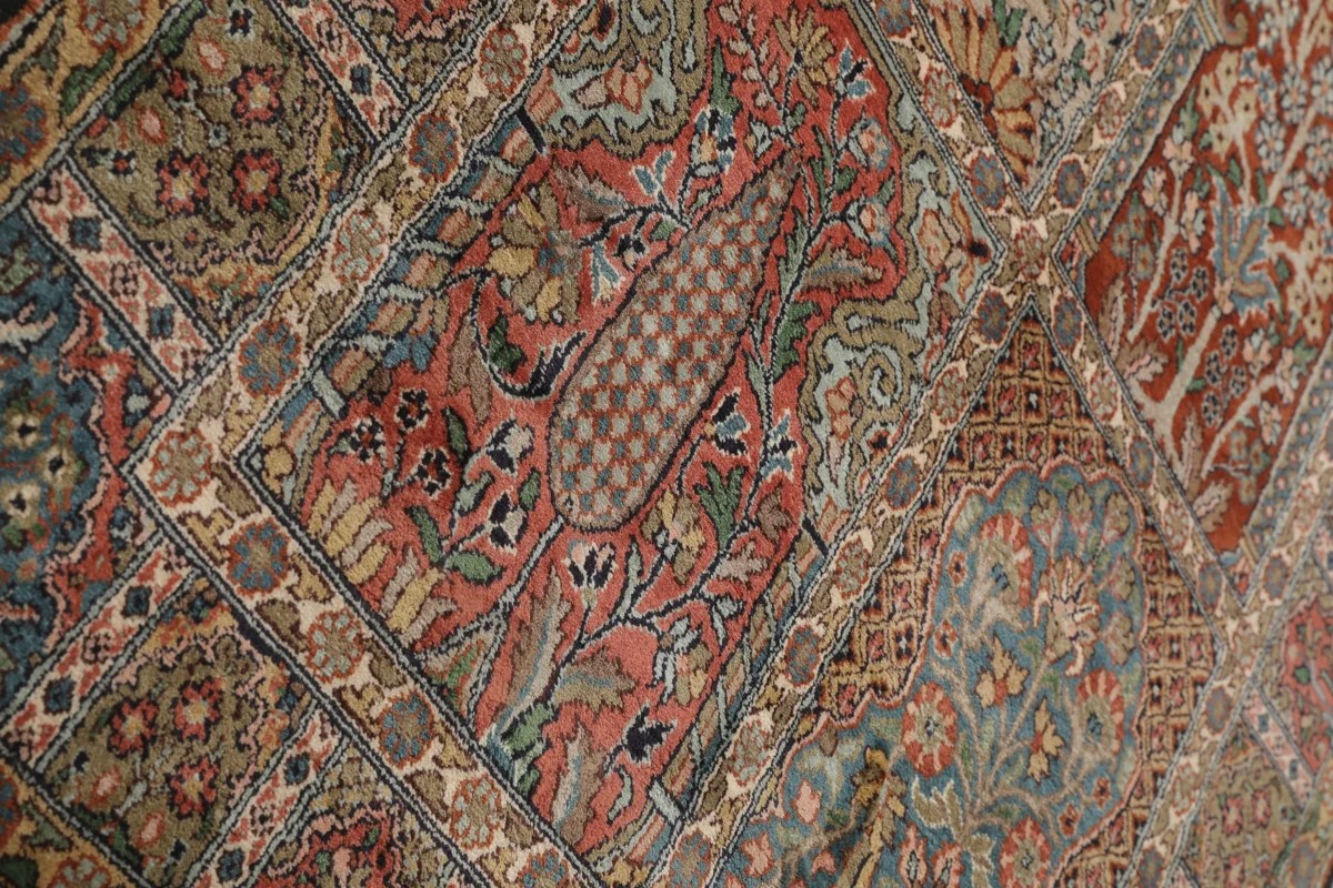 82x301 см, Индия, Шёлк, Silk, коричневый — вид 2