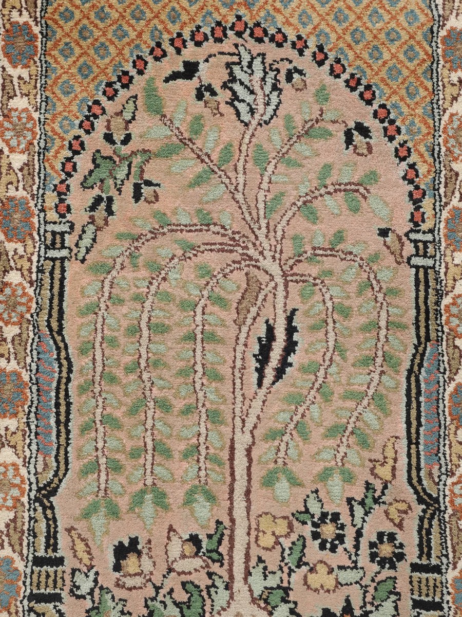 82x301 см, Индия, Шёлк, Silk, коричневый — вид 6