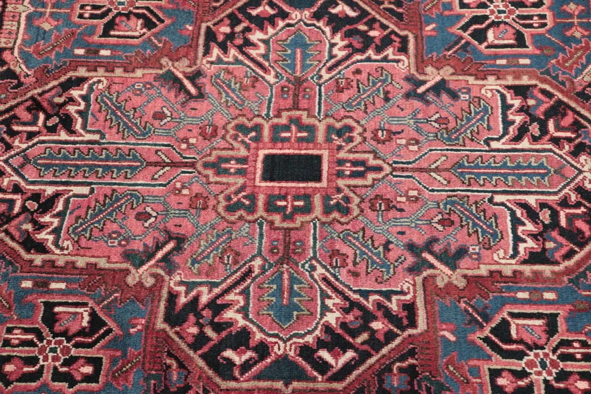 314x408 см, Иран, Хериз, Wool, красный — вид 5