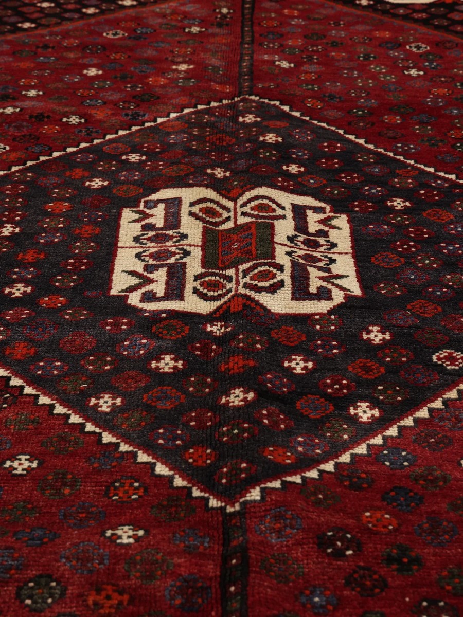 158x248 см, Иран, Кашкай, Wool, бежевый — вид 5