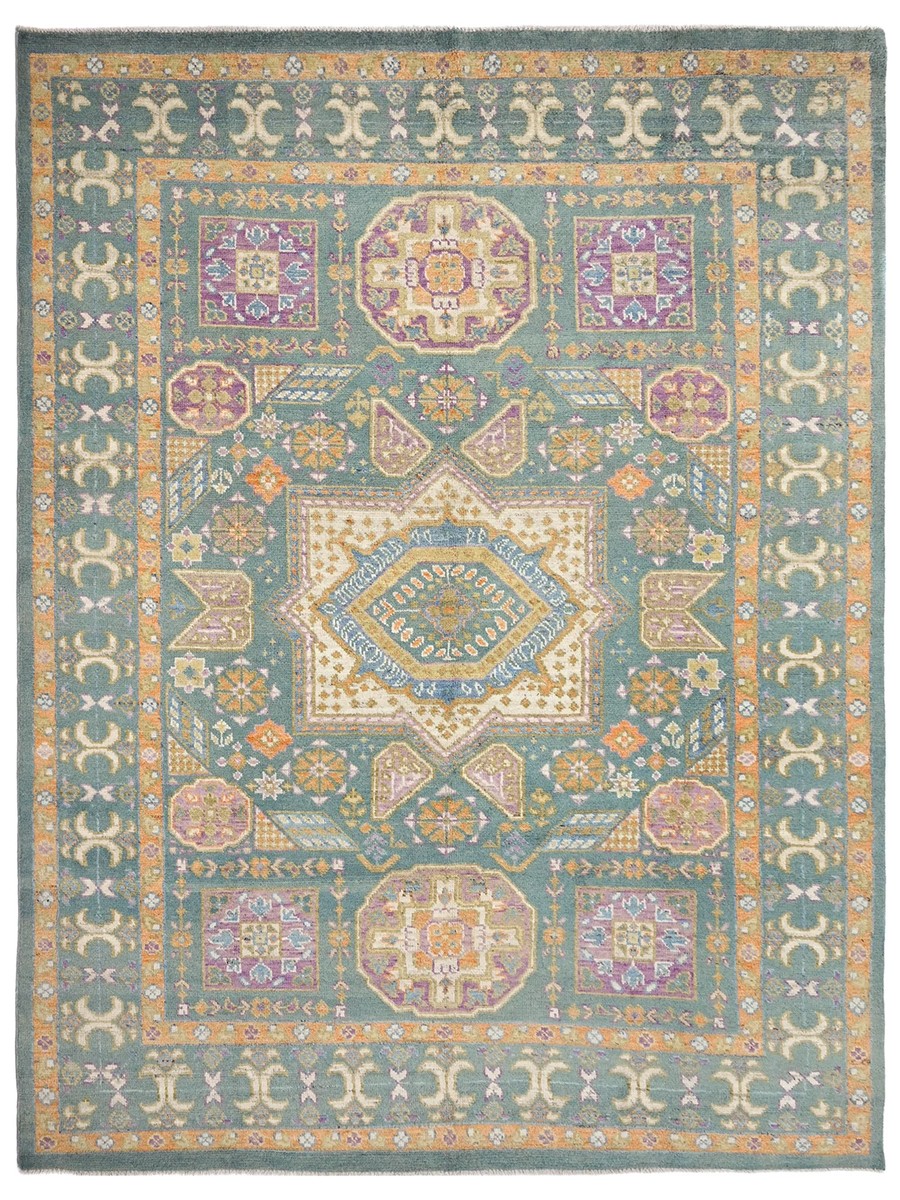 268x362 см, Афганистан, Зиглер, Wool, жёлтый