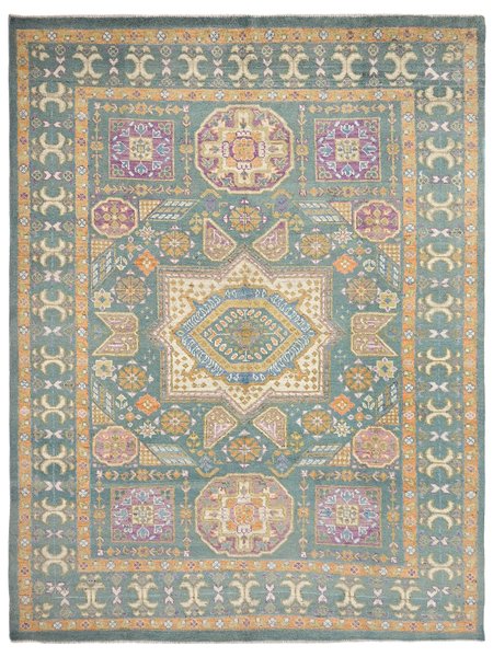 268x362 см, Афганистан, Зиглер, Wool, жёлтый