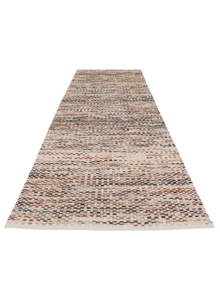 100x400 см, Индия, Современные, Wool, ржаво-красный