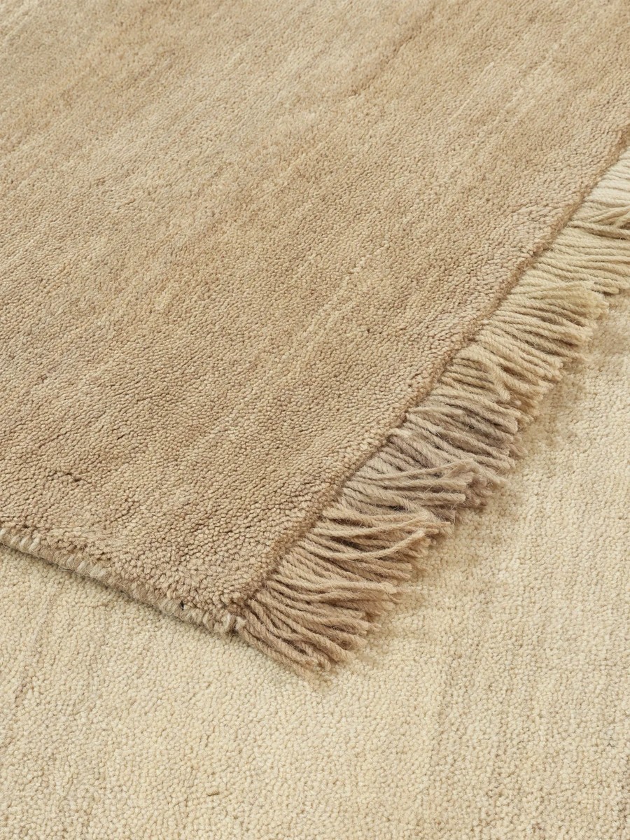 160x230 см, Индия, Современные, Wool, бежевый — вид 3