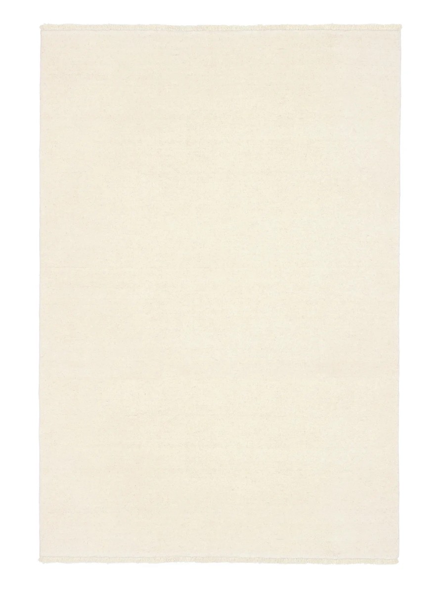 250x350 см, Индия, Однотонные, Wool, белый
