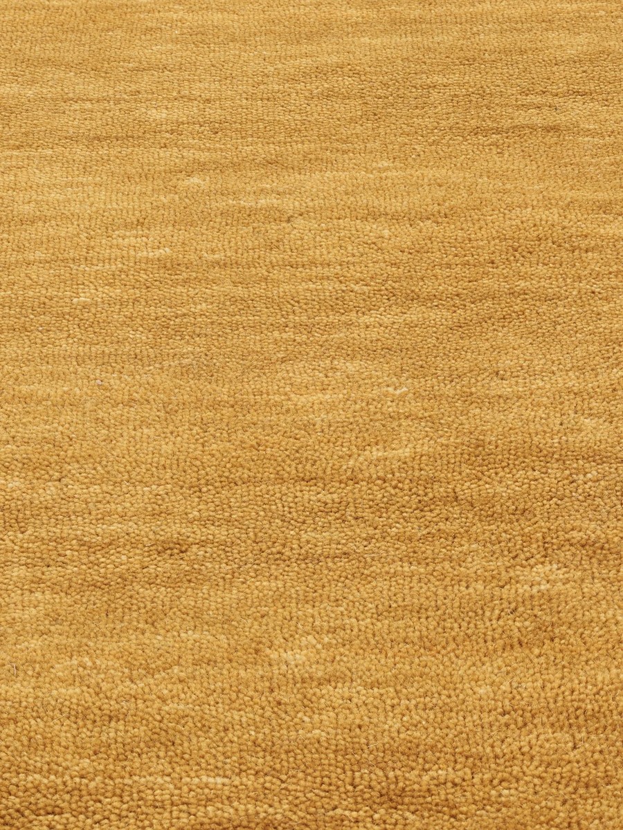 140x200 см, Индия, Однотонные, Wool, горчичный — вид 5
