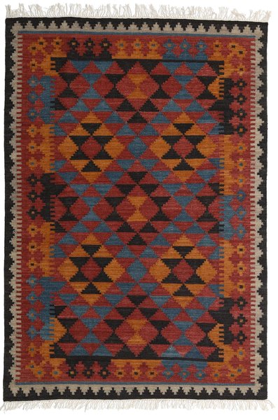160x230 см, Индия, Килимы, Wool, ржаво-красный