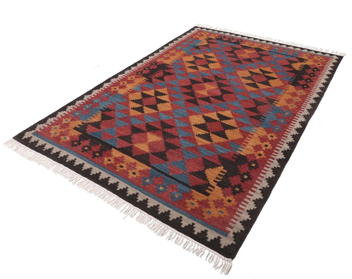 160x230 см, Индия, Килимы, Wool, ржаво-красный — вид 2