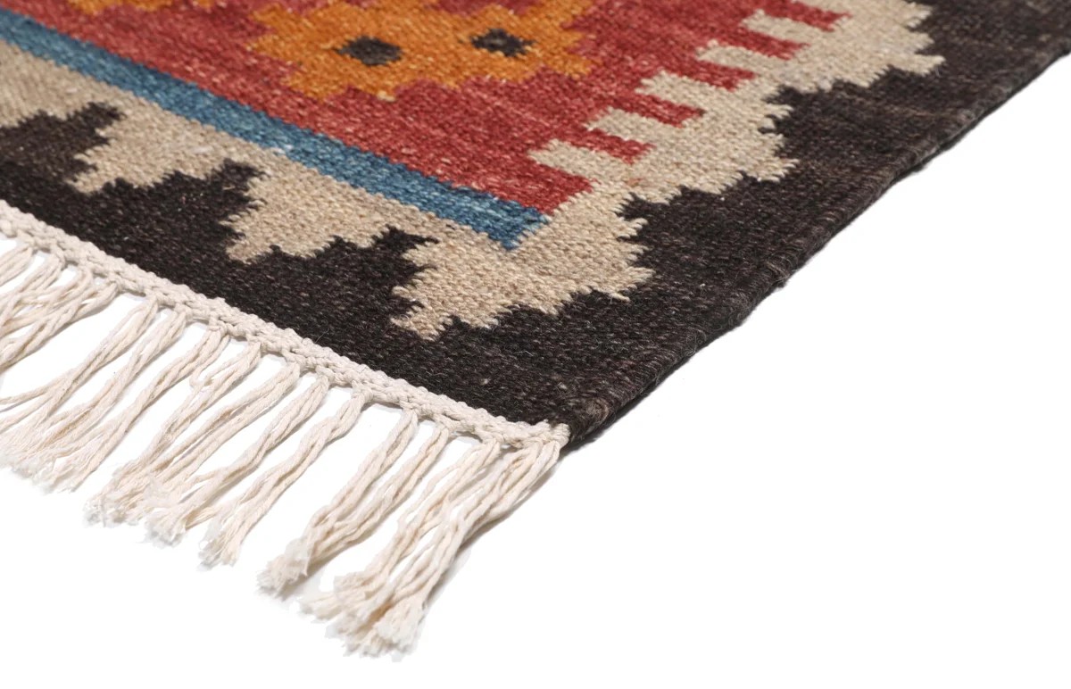 160x230 см, Индия, Килимы, Wool, ржаво-красный — вид 3