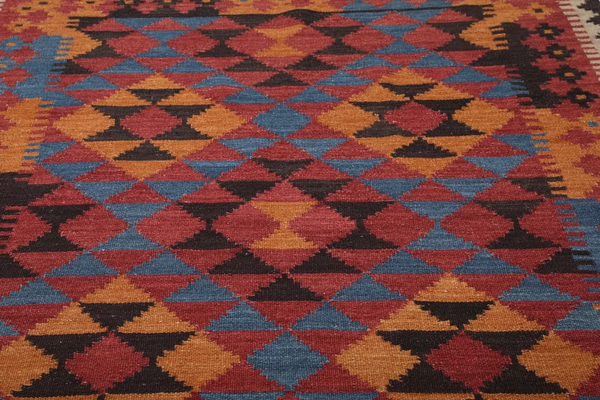 160x230 см, Индия, Килимы, Wool, ржаво-красный — вид 4