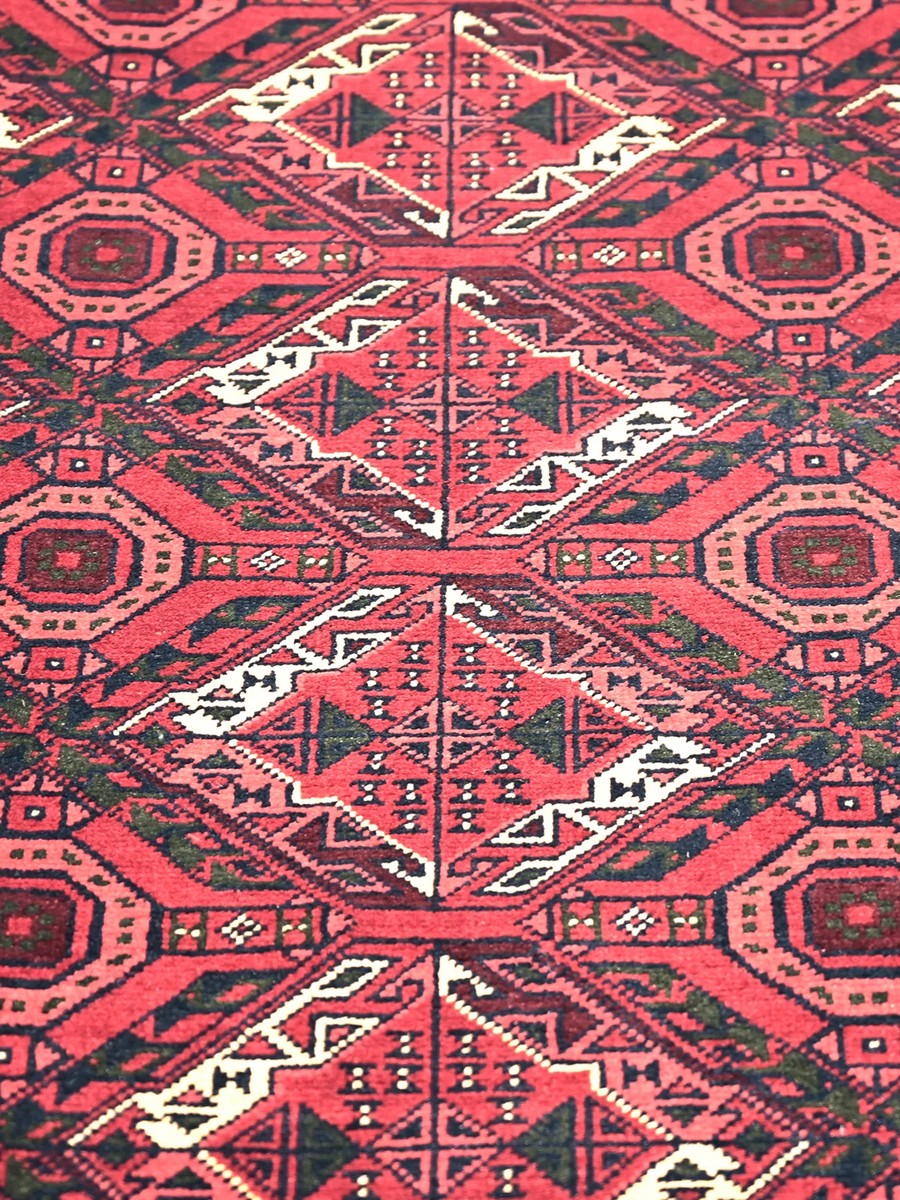 150x203 см, Афганистан, Афган / Пакистан, Wool, чёрный — вид 4
