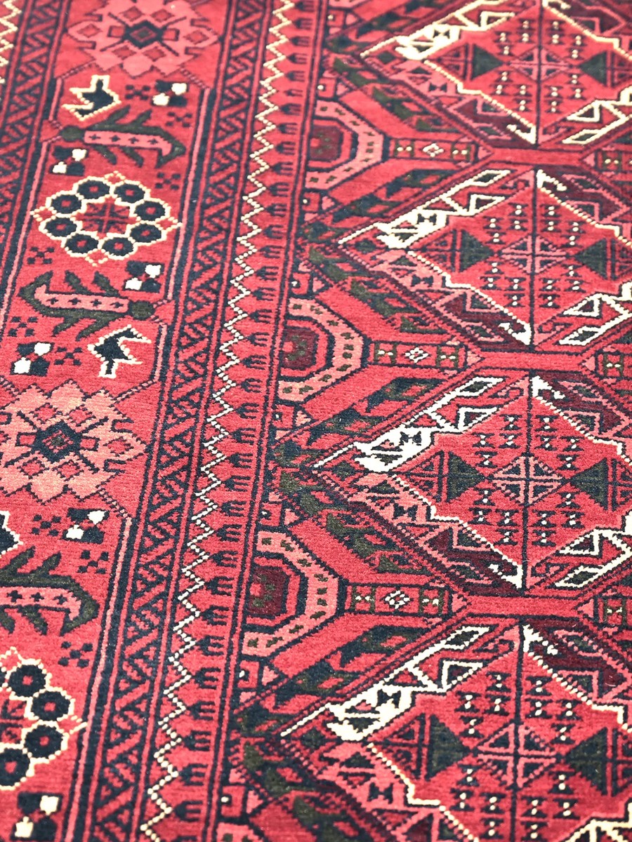 150x203 см, Афганистан, Афган / Пакистан, Wool, чёрный — вид 5