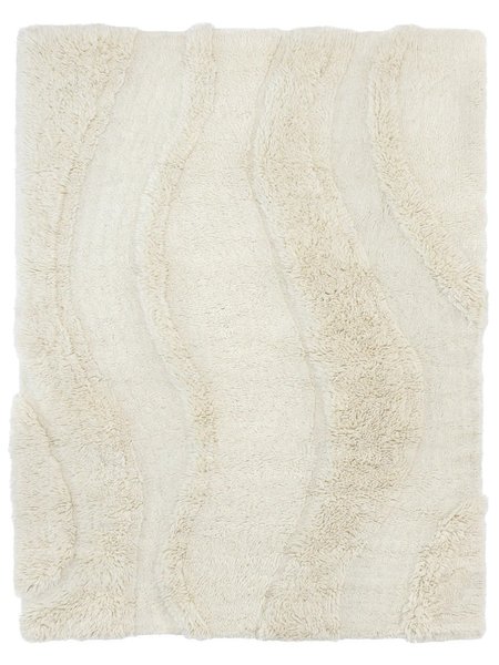 200x300 см, Индия, Шэгги, Wool, белый