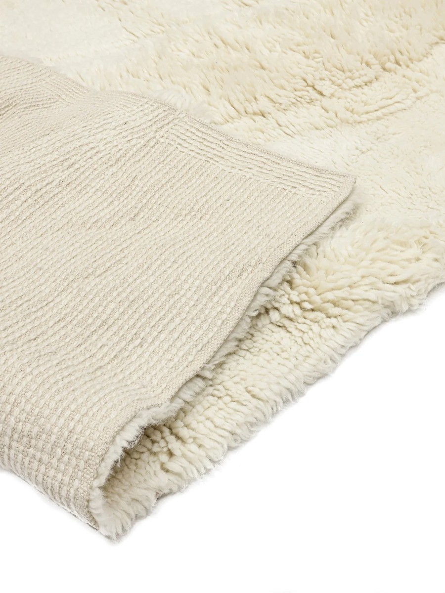 200x300 см, Индия, Шэгги, Wool, белый — вид 4