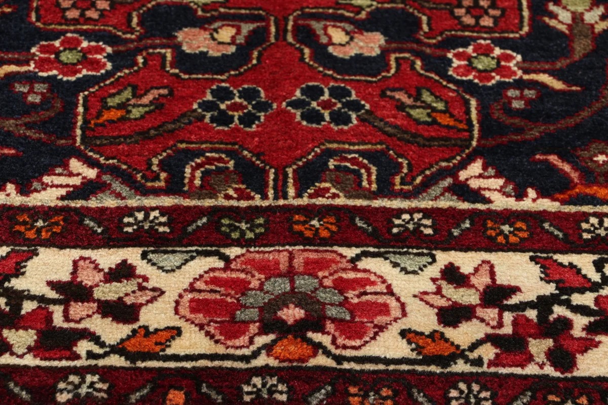 136x205 см, Иран, Восточные, Wool, красный