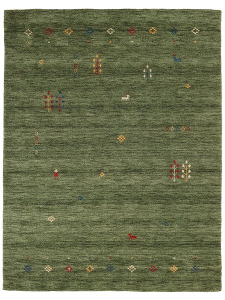 200x300 см, Индия, Габбе, Wool, зелёный