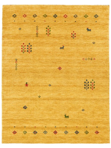 200x300 см, Индия, Габбе, Wool, жёлтый