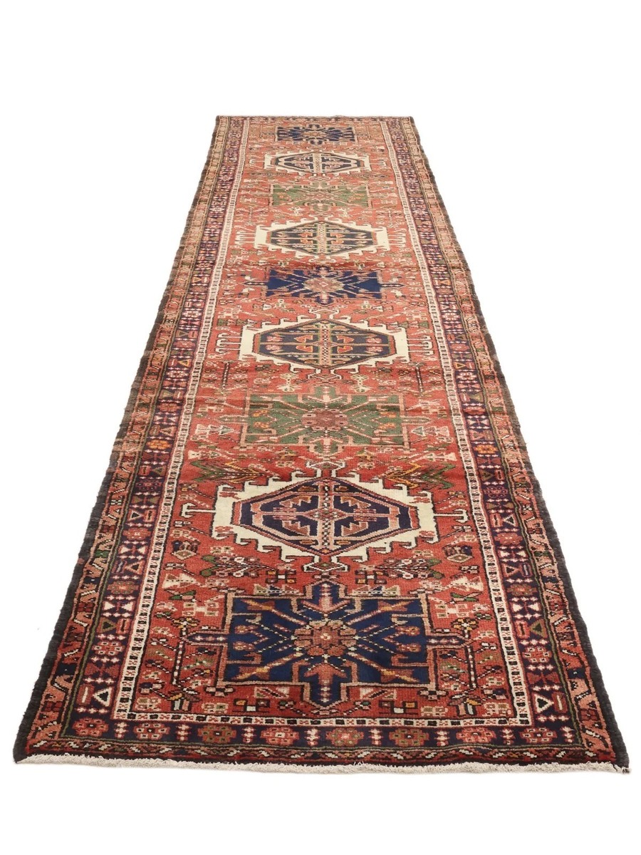 100x396 см, Иран, Хамадан, Wool, чёрный — вид 2