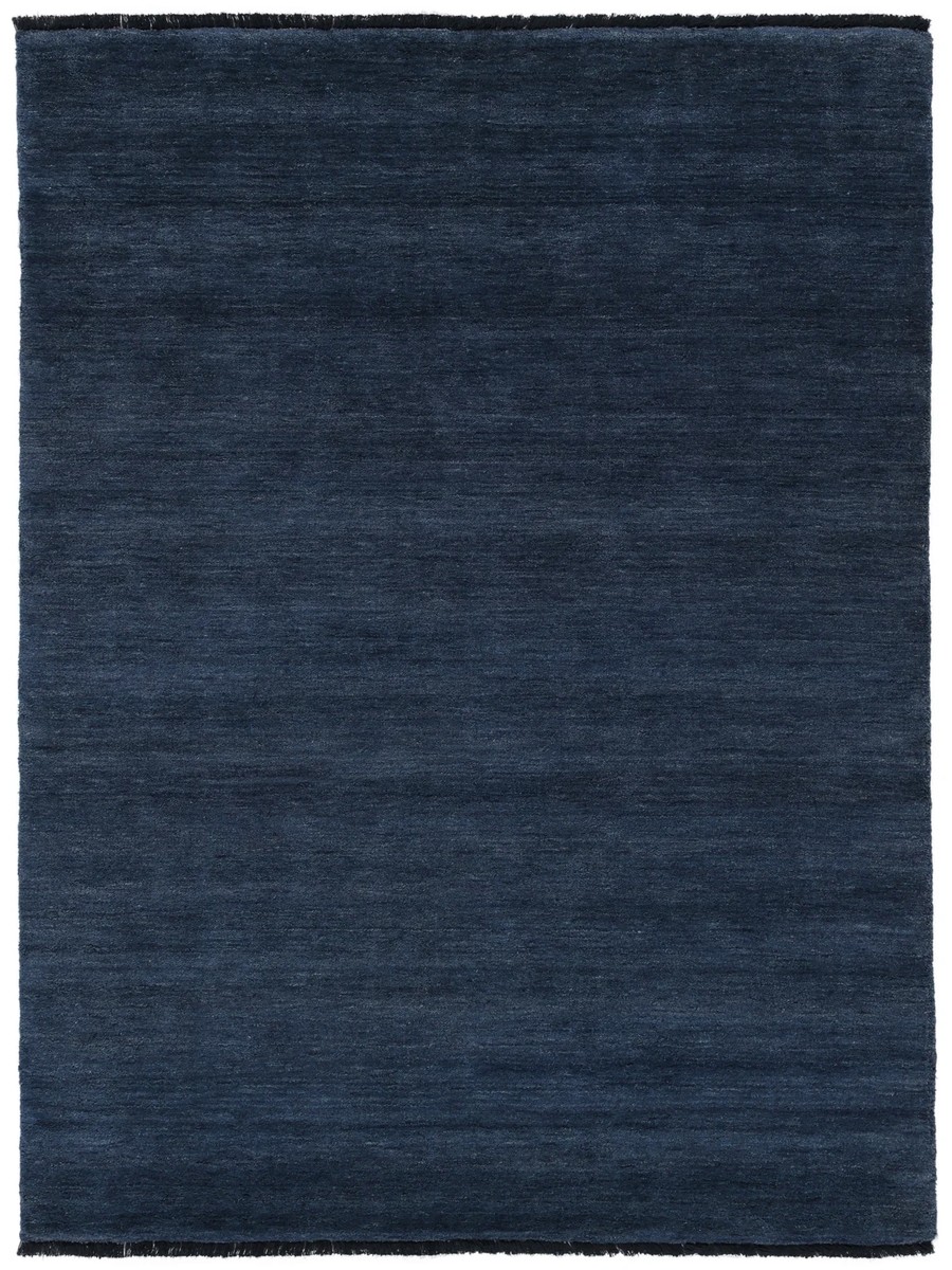 250x350 см, Индия, Однотонные, Wool, тёмно-синий
