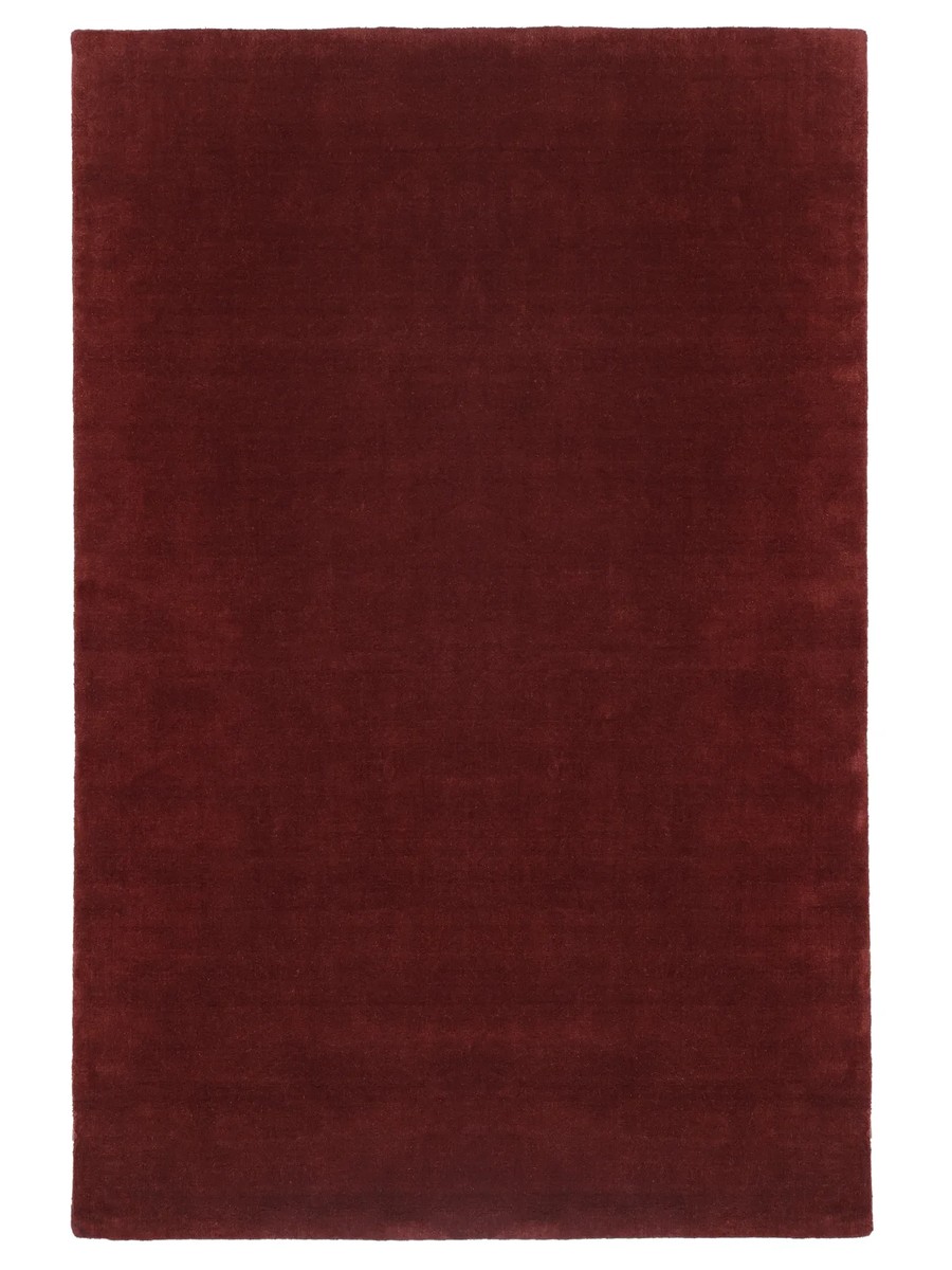 140x200 см, Индия, Однотонные, Wool, красный