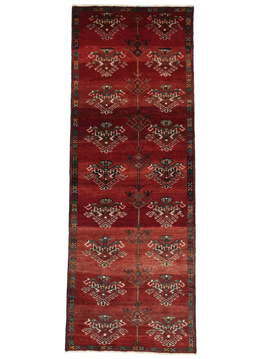 76x215 см, Иран, Кашкай, Wool, красный