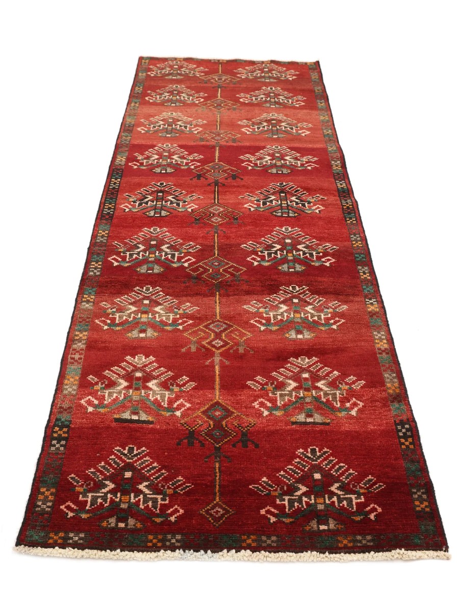 76x215 см, Иран, Кашкай, Wool, красный — вид 2