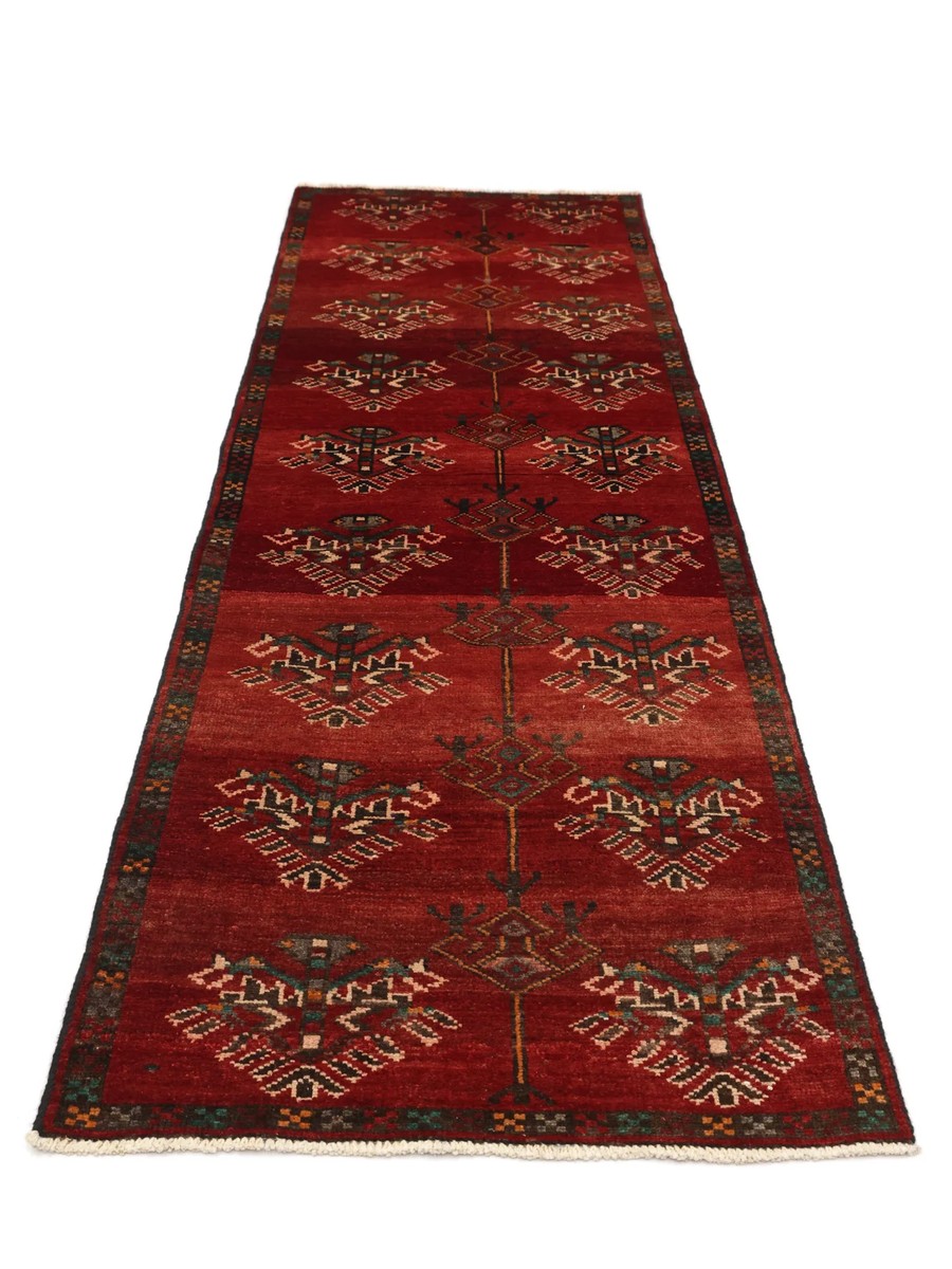 76x215 см, Иран, Кашкай, Wool, красный — вид 3