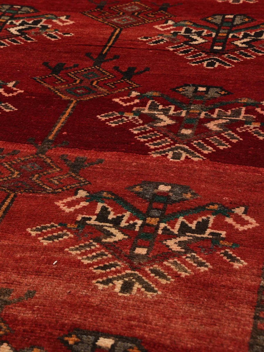 76x215 см, Иран, Кашкай, Wool, красный — вид 4