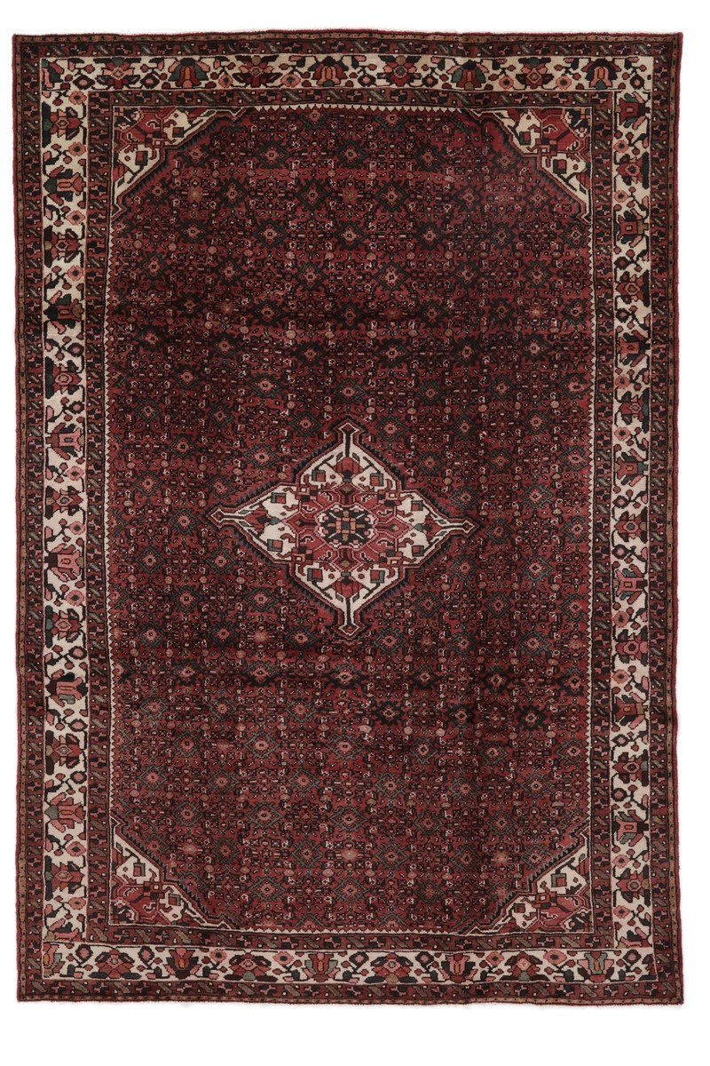 205x298 см, Иран, Восточные, Wool, чёрный