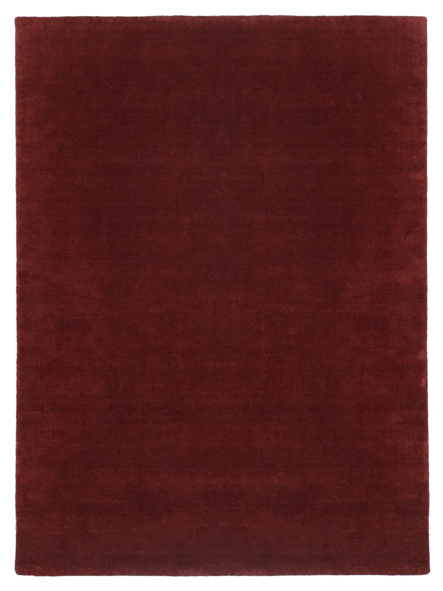 250x350 см, Индия, Однотонные, Wool, красный