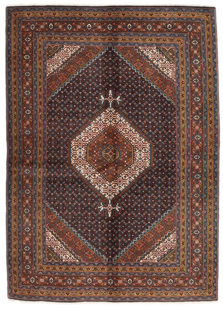 144x195 см, Иран, Восточные, Wool, чёрный