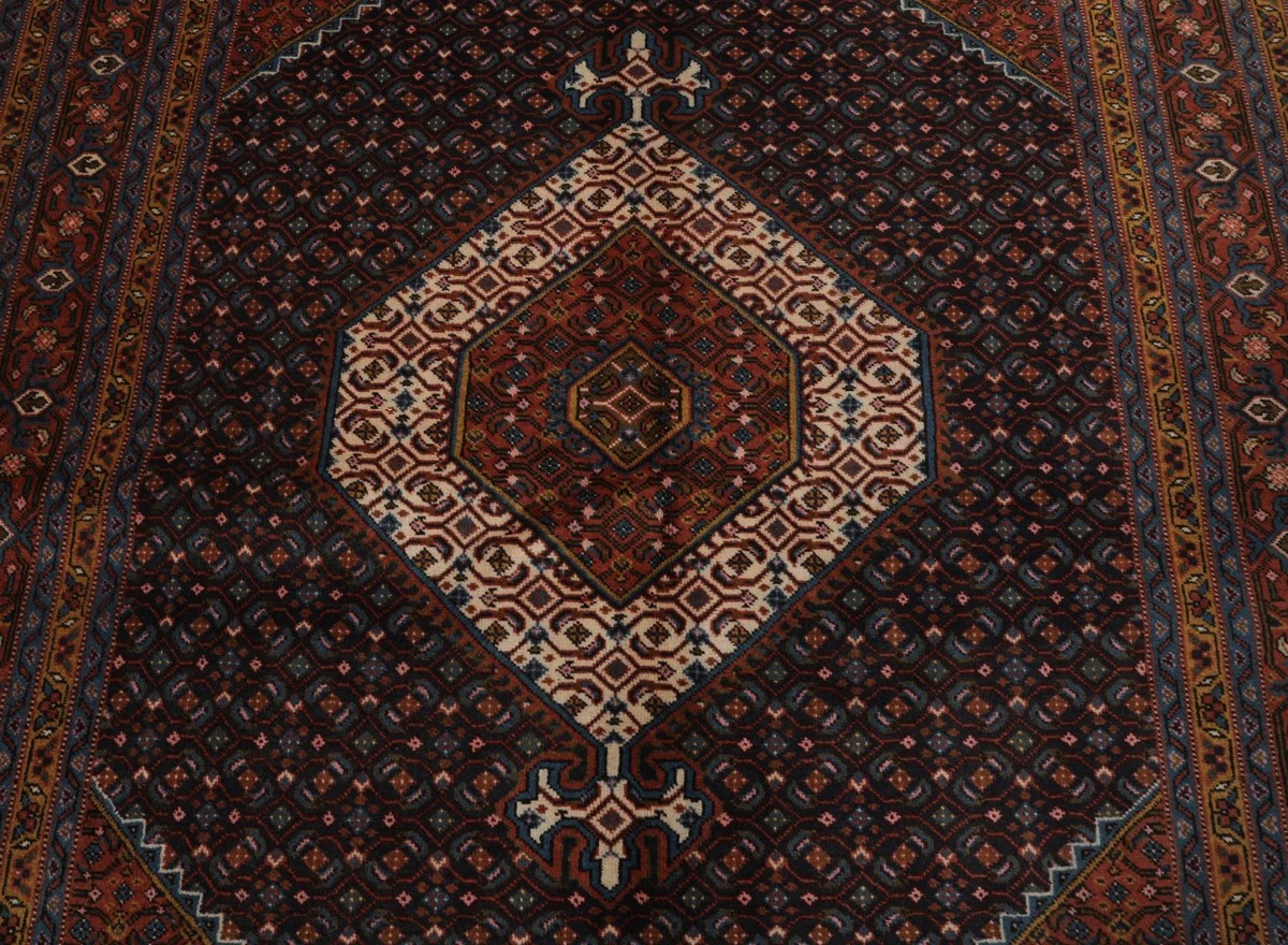 144x195 см, Иран, Восточные, Wool, чёрный — вид 3