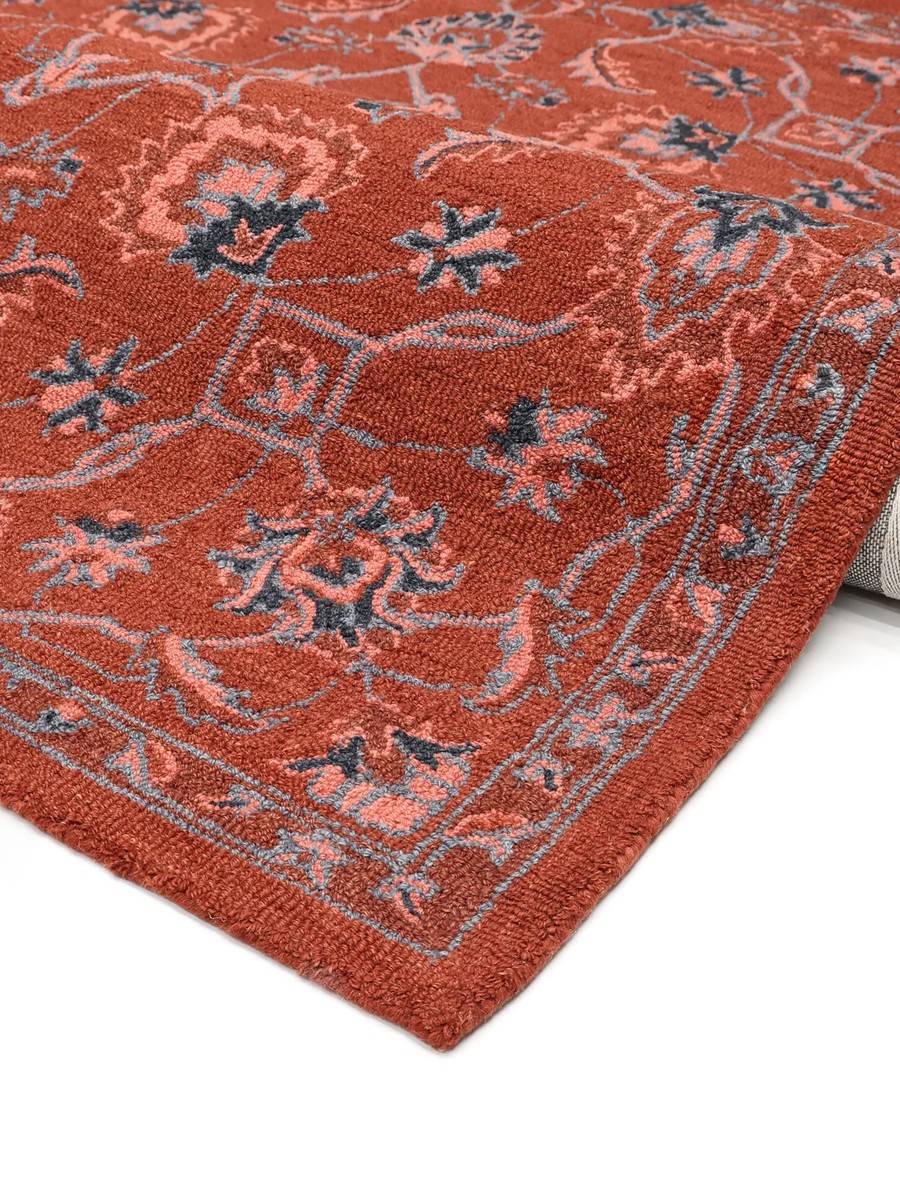 250x350 см, Индия, Восточные, Wool, красный — вид 2