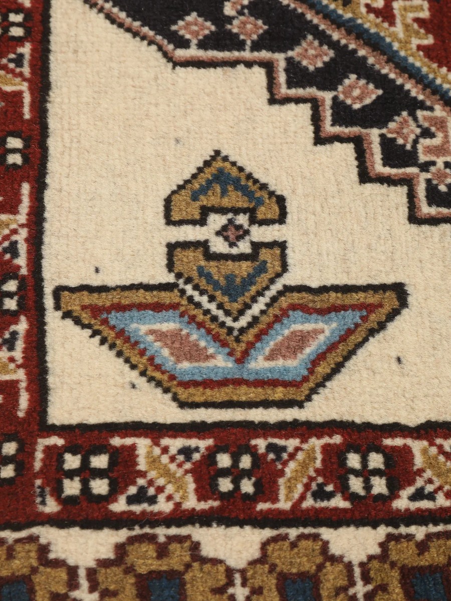 68x192 см, Иран, Восточные, Wool, чёрный — вид 4