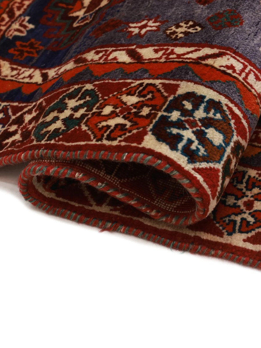 148x210 см, Иран, Кашкай, Wool, чёрный — вид 5