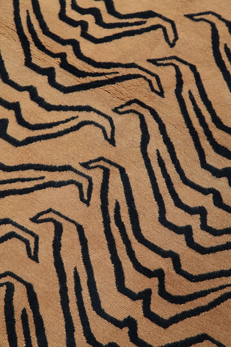 92x152 см, Китай, Восточные, Wool, коричневый — вид 2