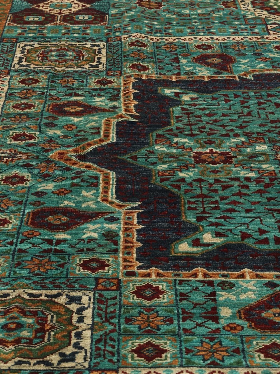 183x229 см, Афганистан, Афган, Wool, чёрный — вид 4
