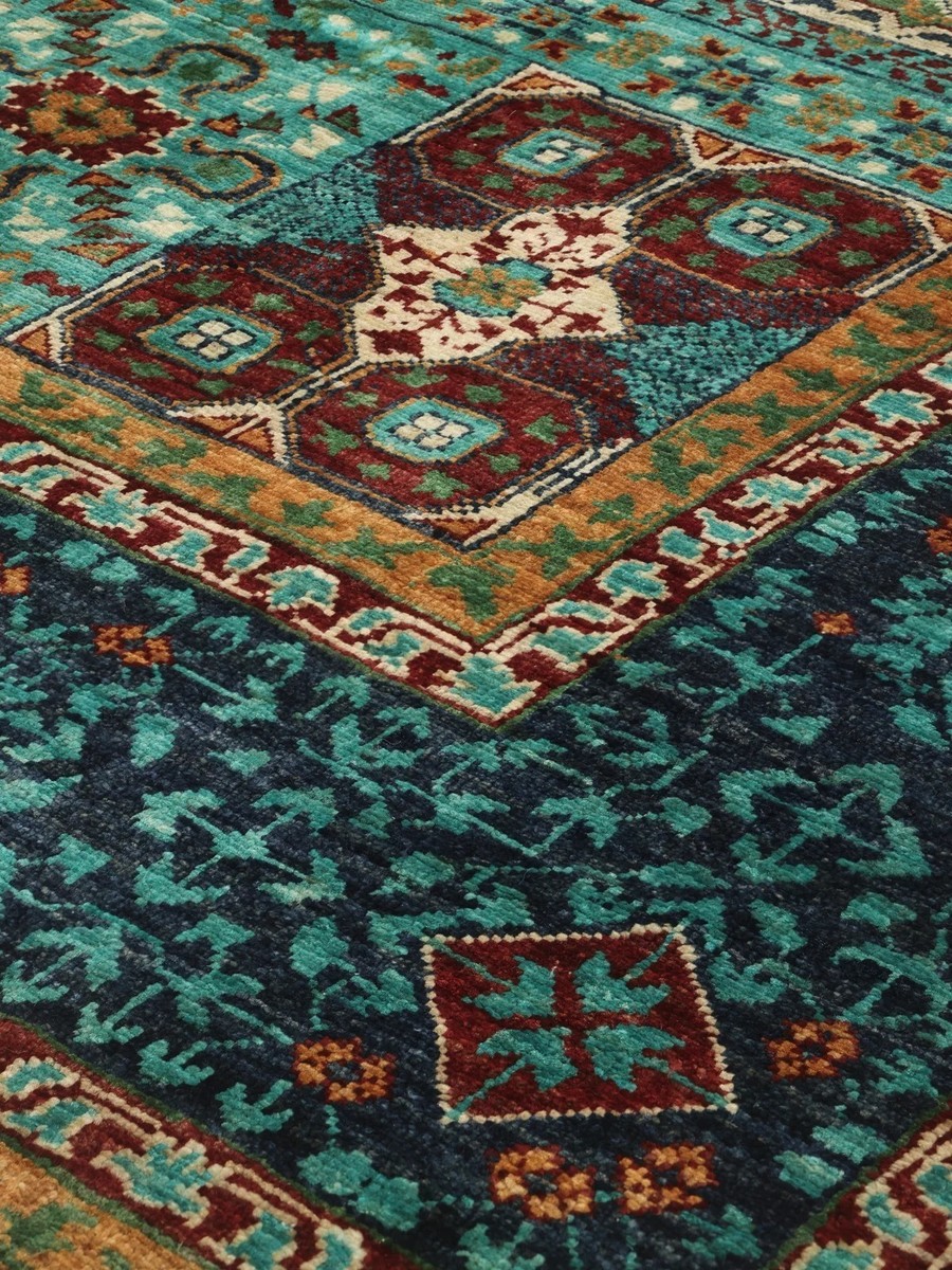 183x229 см, Афганистан, Афган, Wool, чёрный — вид 5
