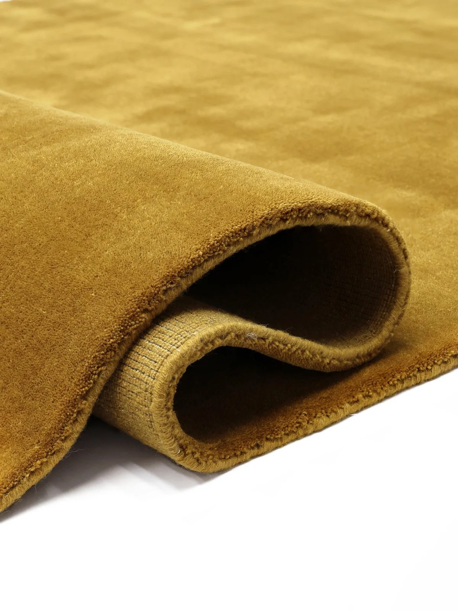 200x300 см, Индия, Однотонные, Wool, жёлтый — вид 5
