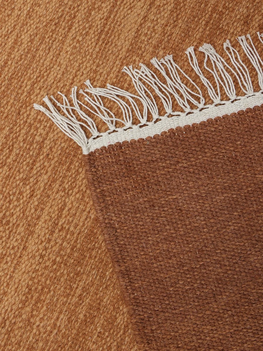 300x400 см, Индия, Современные, 80% Wool, ржаво-красный — вид 6