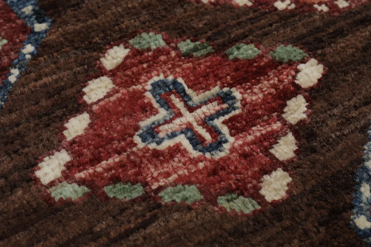 193x295 см, Афганистан, Восточные, Wool, чёрный — вид 4