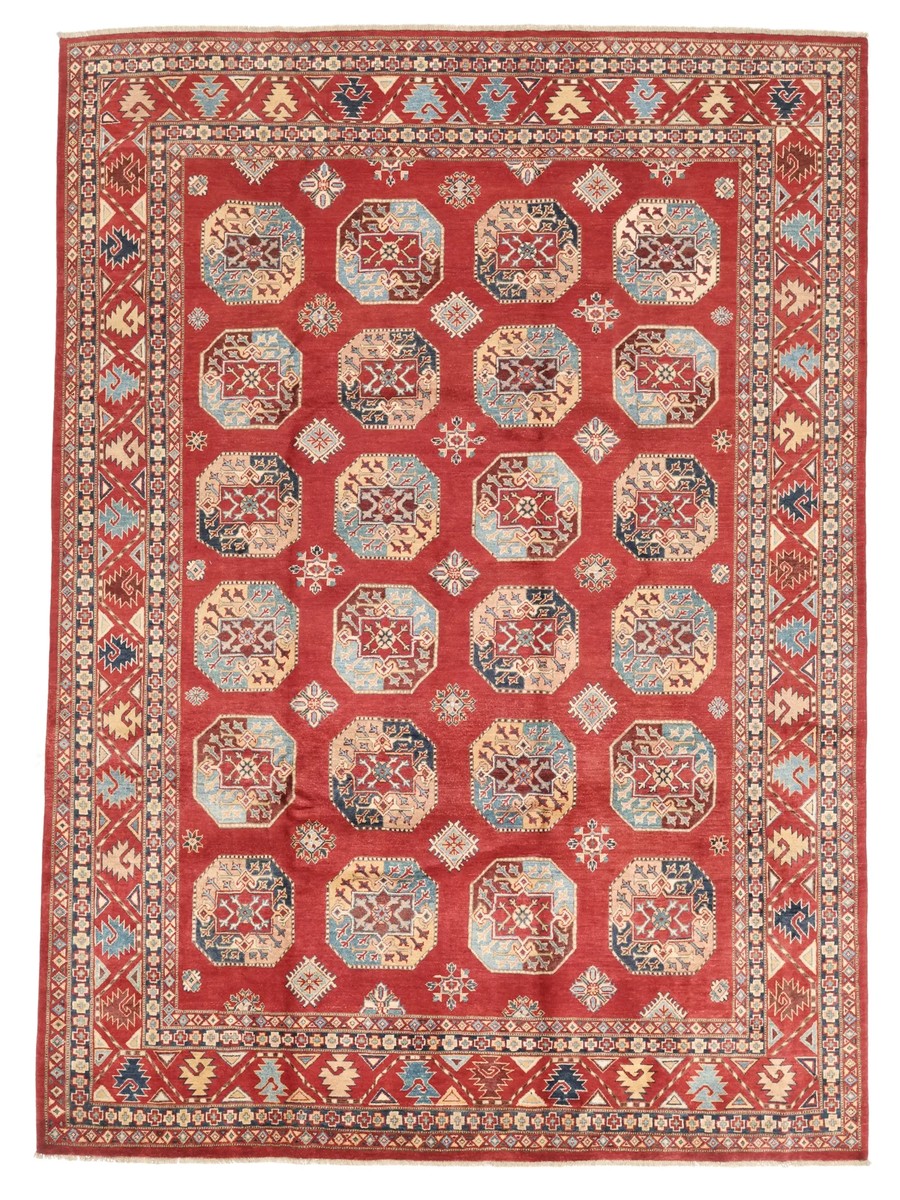 248x341 см, Афганистан, Казак, Wool, коричневый